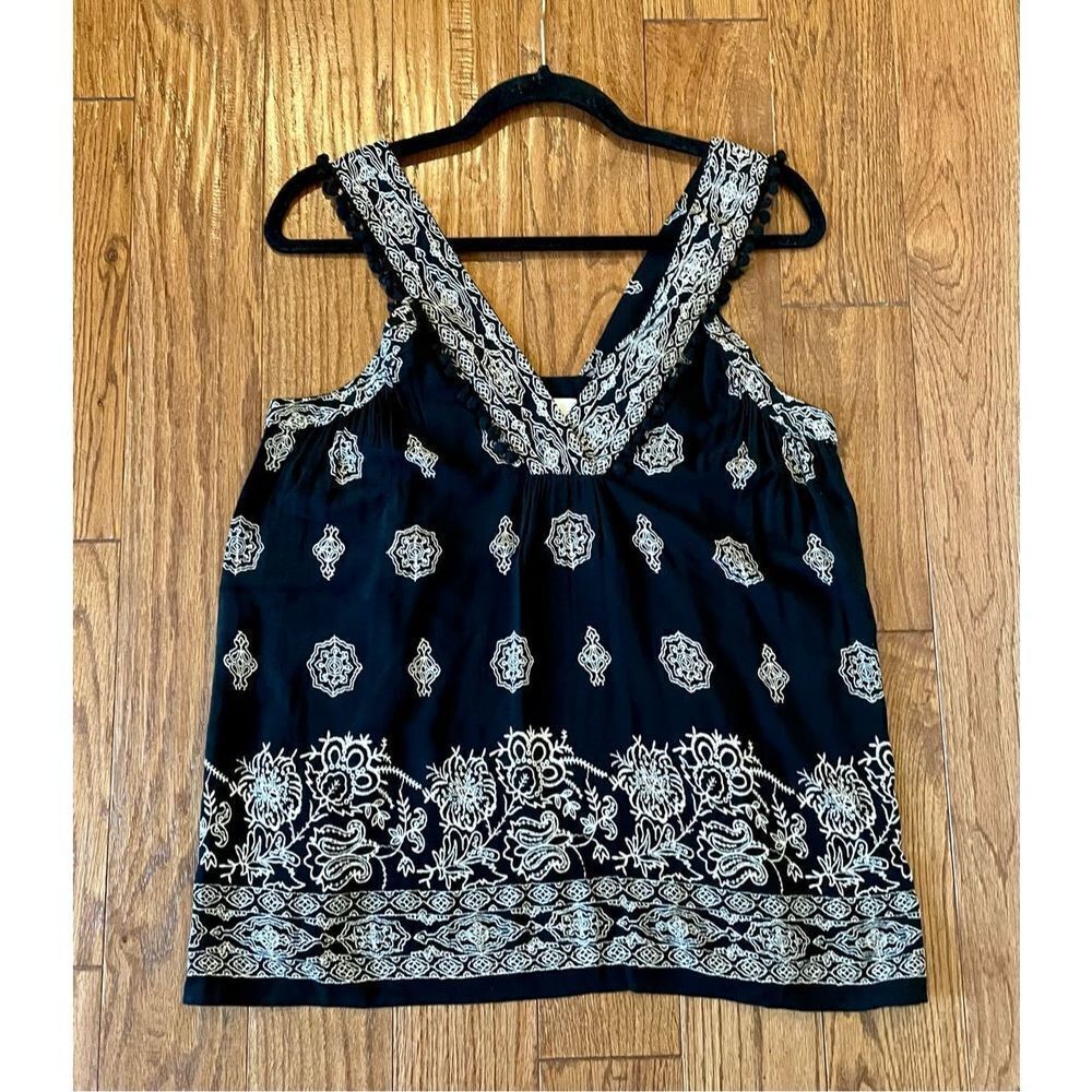 Loft black printed Pom trim tank size m - Picture 8 of 11